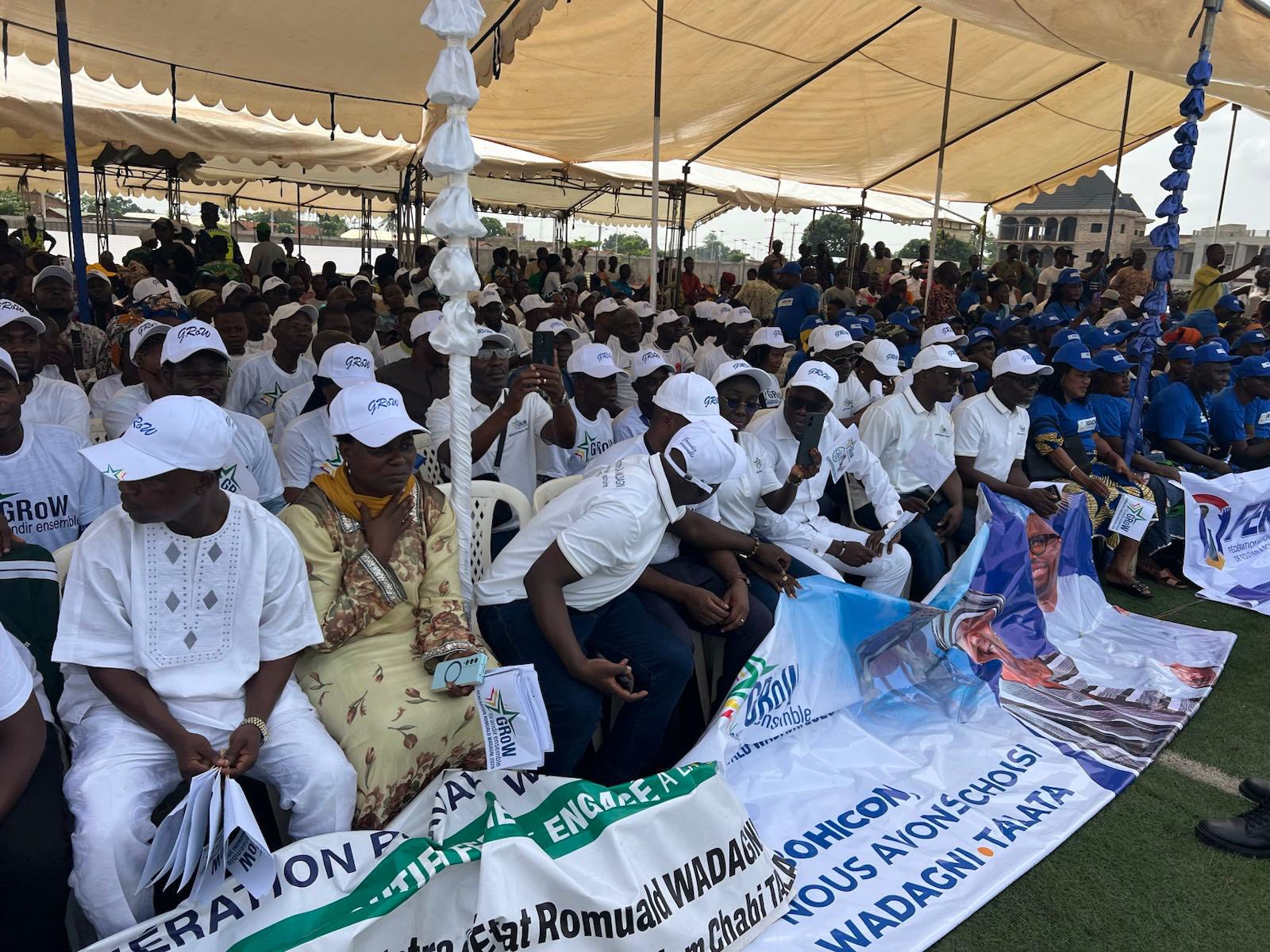 Bohicon confirme : GRoW structure le soutien massif à Romuald Wadagni