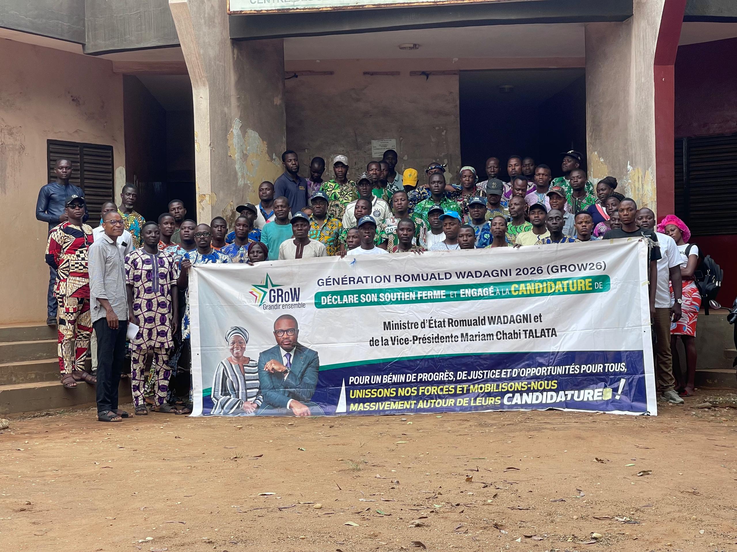 GRoW26: Mobilisation dans la commune de Kpomassè